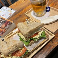 Eggless sandwich 🥪🥰  at ByTOFU in Seoul