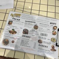 Menu  at ByTOFU in Seoul