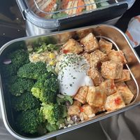 sunrise bowl, byTOFU wrap, and egg salad sandwich   at ByTOFU in Seoul