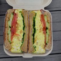 The legendary egg salad sandwich at ByTOFU in Seoul