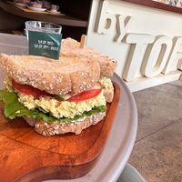 Eggless Egg Sandwich at ByTOFU in Seoul