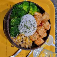 Tofu salad at ByTOFU in Seoul