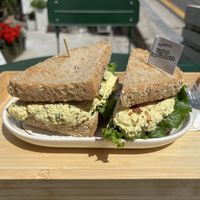 Eggless egg sandwich   at ByTOFU in Seoul