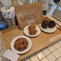 desserts selection at ByTOFU in Seoul