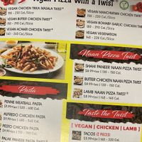 Menu  at Pizza Twist in Sacramento