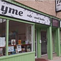   at Thyme Cafe and Bookstore in Winnipeg