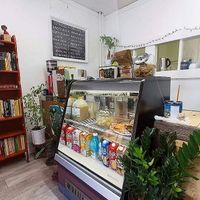   at Thyme Cafe and Bookstore in Winnipeg