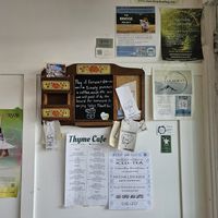  at Thyme Cafe and Bookstore in Winnipeg