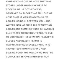 sacramento health inspection violation  at Vegan Deadly Sins in Sacramento