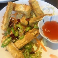 Fried taro   at Vegan Deadly Sins in Sacramento