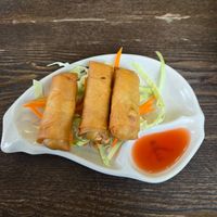 #1 Crunchy Fried Spring Rolls at Vegan Deadly Sins in Sacramento