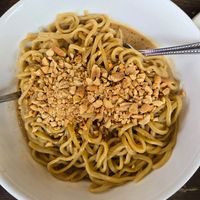 #35 Spicy Tan Tan Noodles *P * GC at Vegan Deadly Sins in Sacramento