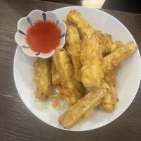 fried taro  at Vegan Deadly Sins in Sacramento