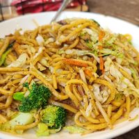 Chowmein at Vegan Deadly Sins in Sacramento