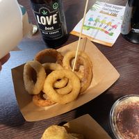 Onion rings  at Van Ver Burger in Turin