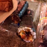 Tempura Vegetable sushi  at Hanami - Asian Fusion in Coolum Beach