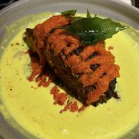 Grilled cabbagee  at INDU Dining in Sydney