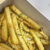 Parm and garlic fries   at Alt Burger in Bolton
