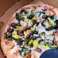 Pizza with custom toppings at Pizza Loko in Washington