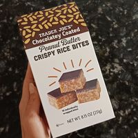 Peanut butter crispy rice bites. at Trader Joe's - Downers Grove in Downers Grove