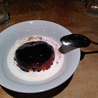 Chocolate orange pudding at The Mortal Man in Troutbeck