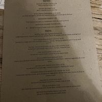 December 2022 menu (page 1)  at The Mortal Man in Troutbeck