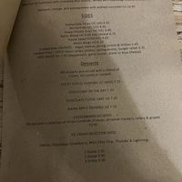 December 2022 menu (page 2)  at The Mortal Man in Troutbeck