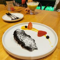 Chocolate cake at Emerald 珺 in Hong Kong Island