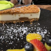 Vegan speculoos cheesecake  at Emerald 珺 in Hong Kong Island