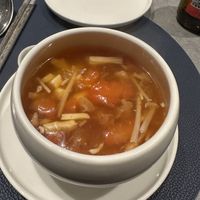 Hot and sour soup  at Emerald 珺 in Hong Kong Island
