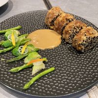 The lotus roll was delicious!  at Emerald 珺 in Hong Kong Island