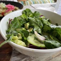 Simple salad, amazing   at Layla Restaurant Plants & Mushrooms in Puerto Morelos