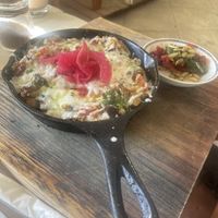 eggplant  at Layla Restaurant Plants & Mushrooms in Puerto Morelos