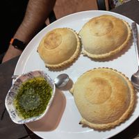 Argentine empanadas   at Layla Restaurant Plants & Mushrooms in Puerto Morelos