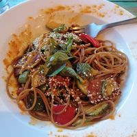 Pasta at Layla Restaurant Plants & Mushrooms in Puerto Morelos