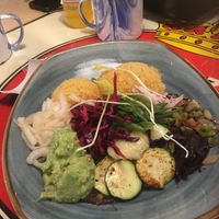 Jamaica Y calabaza bowl at The 3 Amigos  in Edmonton