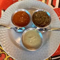 Ooooo salsa!  at The 3 Amigos  in Edmonton