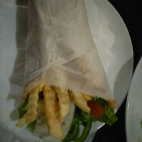 Veggie wrap with chips at Mix in Nha Trang