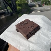 chocolate brownie (3£)  at Pure Bakery Highland in Inverness