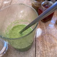 Green smoothie, so healthy   at Rústica in San Miguel De Allende