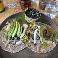 Tacos veganos de desayuno   at Rústica in San Miguel De Allende