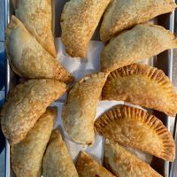 Vegetarian and real chicken empanadas as well as guava empanadas at Tropical Cuisine Restaurant in Collegedale