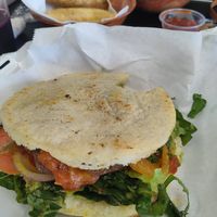 Arepa Sandwich at Tropical Cuisine Restaurant in Collegedale