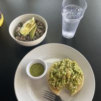 Arepas with guacamole, quinoa salad   at Tropical Cuisine Restaurant in Collegedale