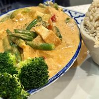 Red curry w/tofu  at Tom Yum in Surprise
