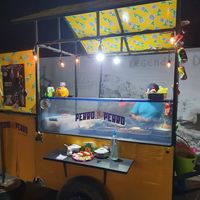 The stall at Perro No Come Perro in Tulum