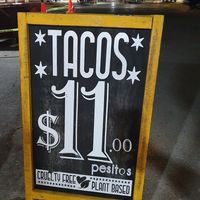 0.5 usd each taco at Perro No Come Perro in Tulum