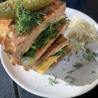 NYC club sandwich   at Vagabond in Byron Bay