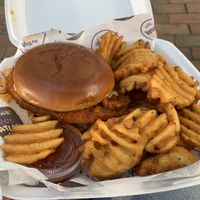 Magic City Chicken Sandwich  at Houstatlantavegan in Houston