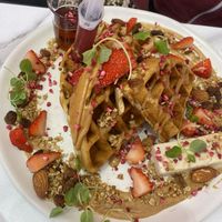 Waffles   at Grams in Edinburgh